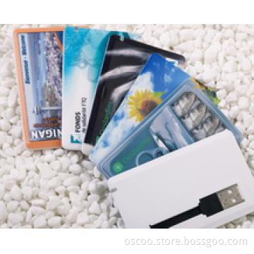 Credit Card style USB flash drive with Big size printing area
